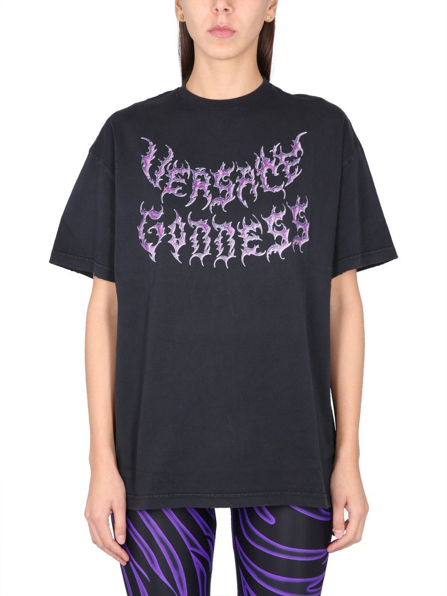 Versace - Woman - Black - T-shirt