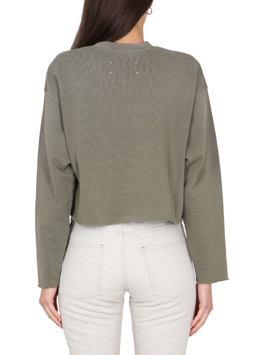 Maison Margiela - Woman - Green - Sweatshirt