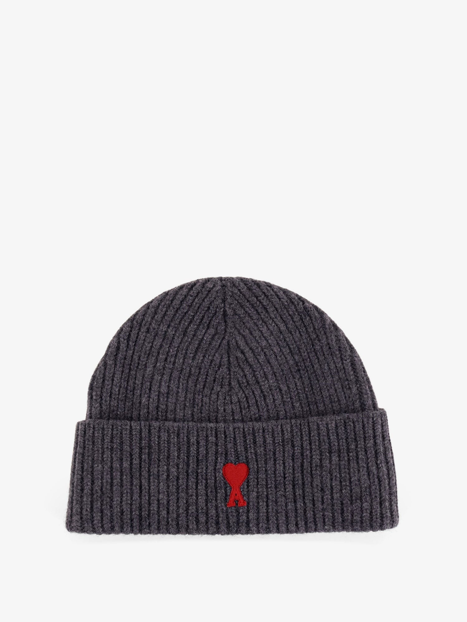 AMI PARIS - Man - Gris Chine / Rouge - Hat