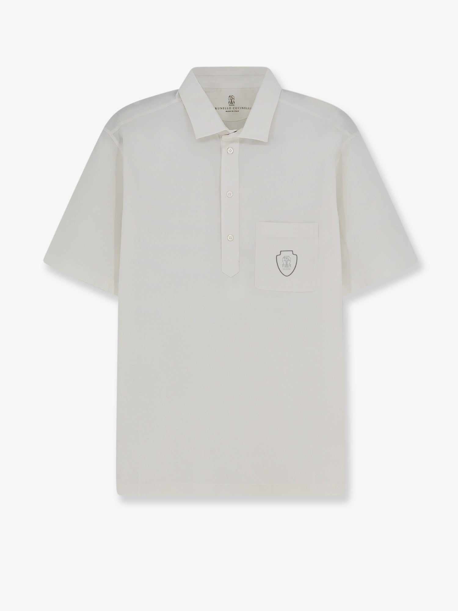 Brunello Cucinelli - Man - White - Polo Shirt
