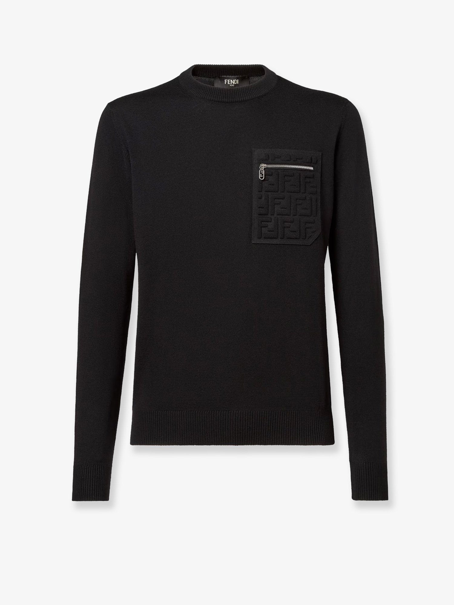 Fendi - Man - Black - Knit Sweater