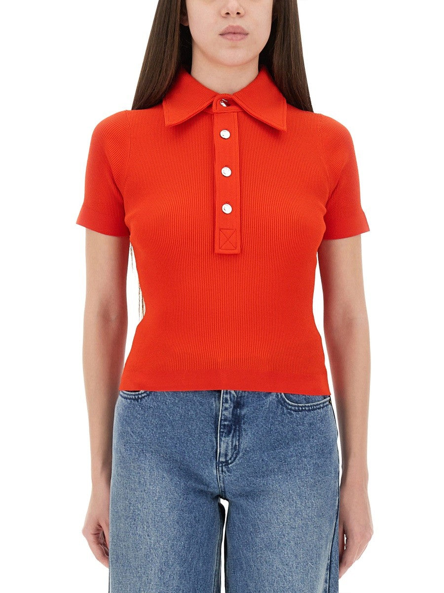 Tory Burch - Woman - Red - POLO SHIRTS