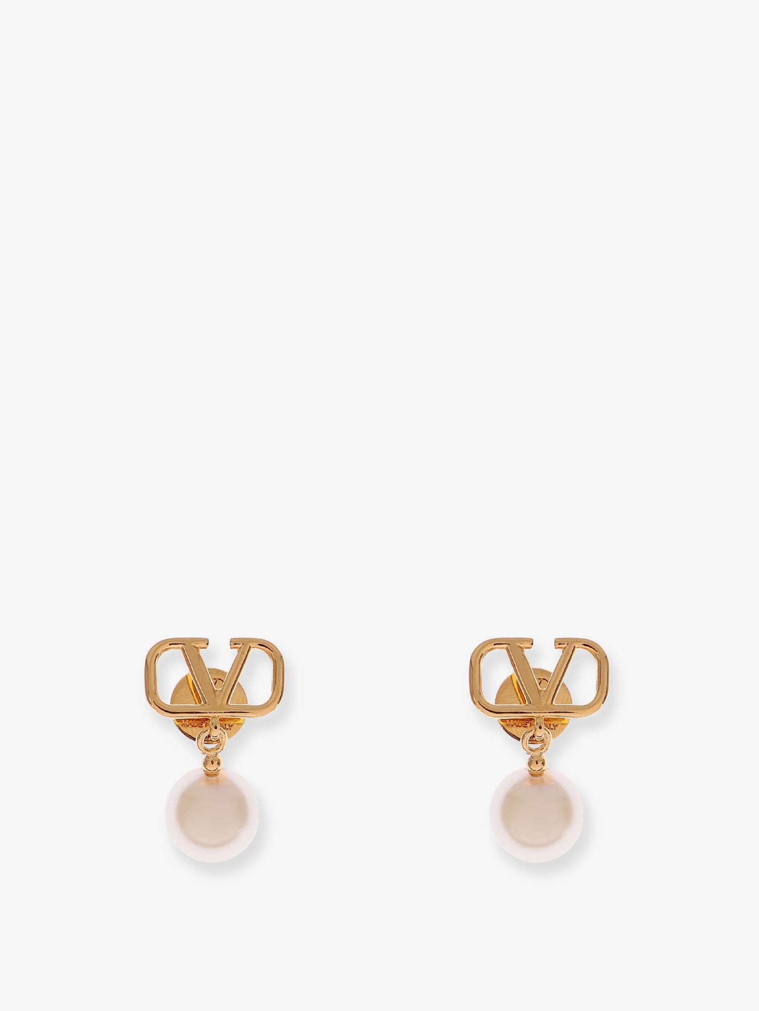Valentino Garavani - Woman - Oro 18/Cream - Earring