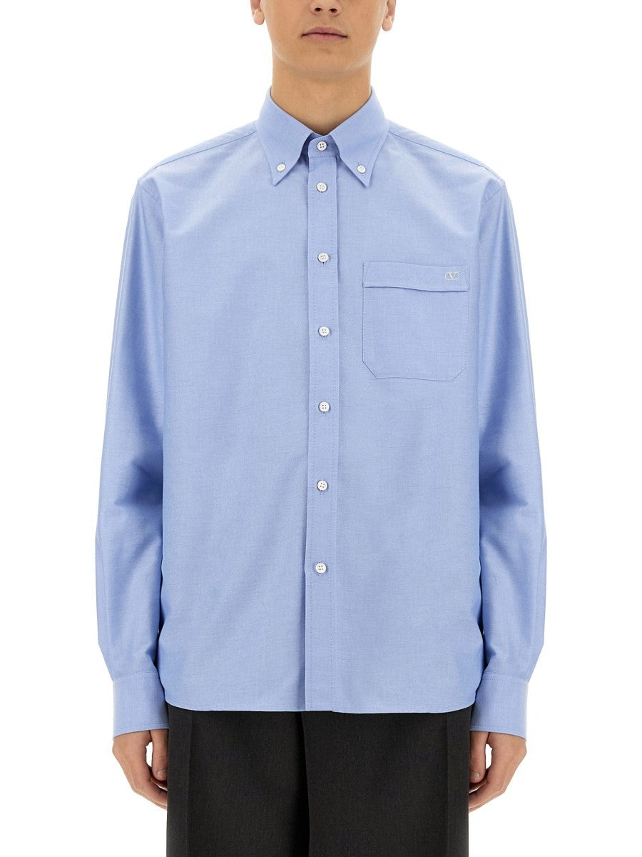 Valentino - Man - Blue - Shirt