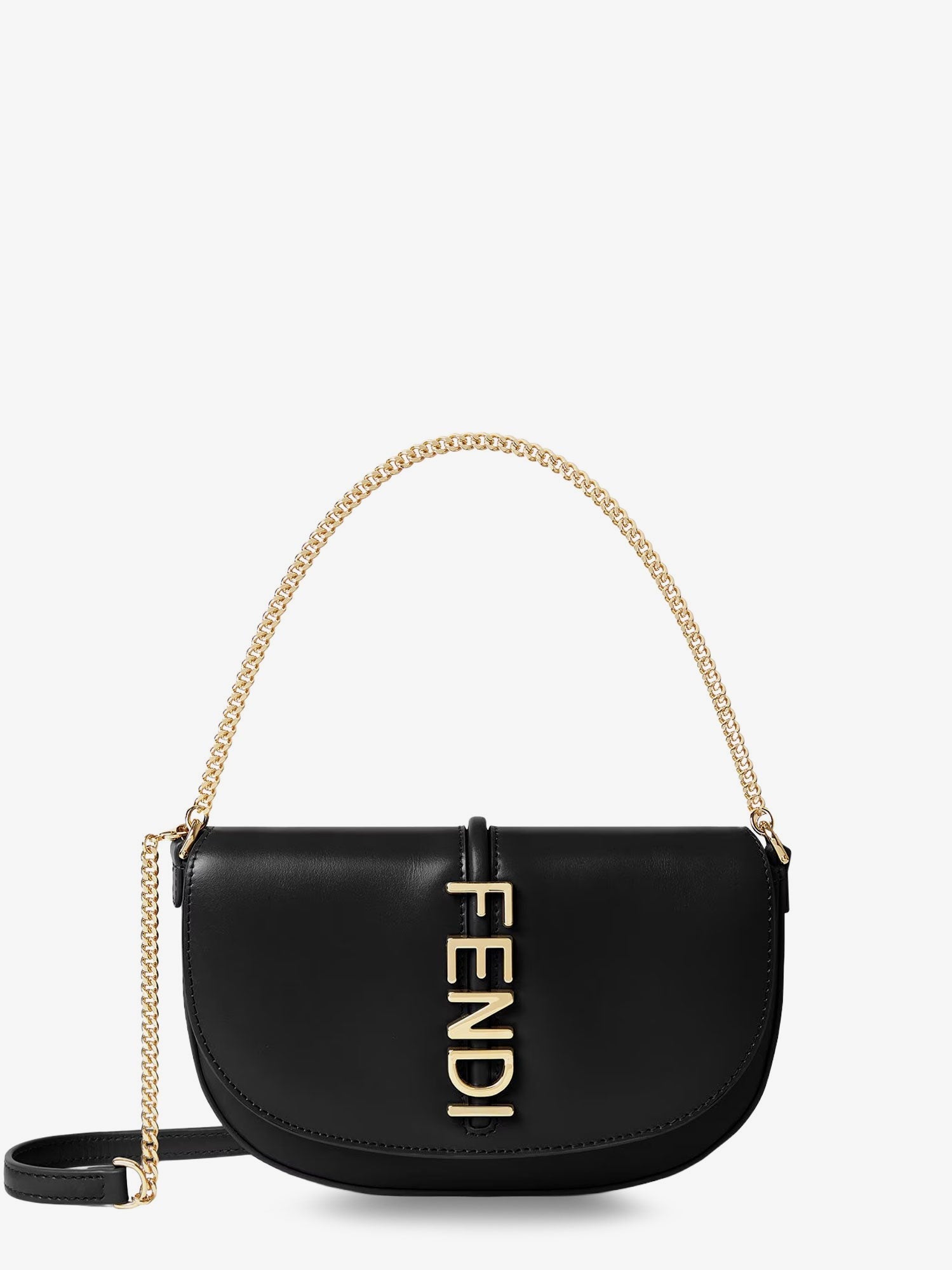 Fendi - Woman - Nero+Oro Soft - Crossbody Bag