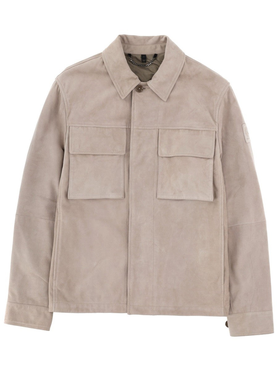BELSTAFF - Man - White - Leather Jacket