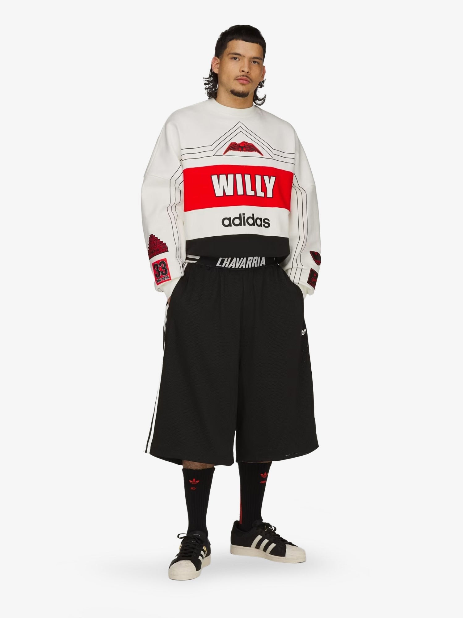 ADIDAS X WILLY CHAVARRIA - Man - White - Sweatshirt