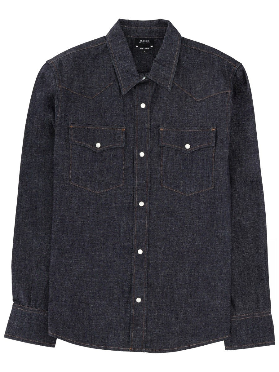 A.P.C. - Man - Blue - Shirt