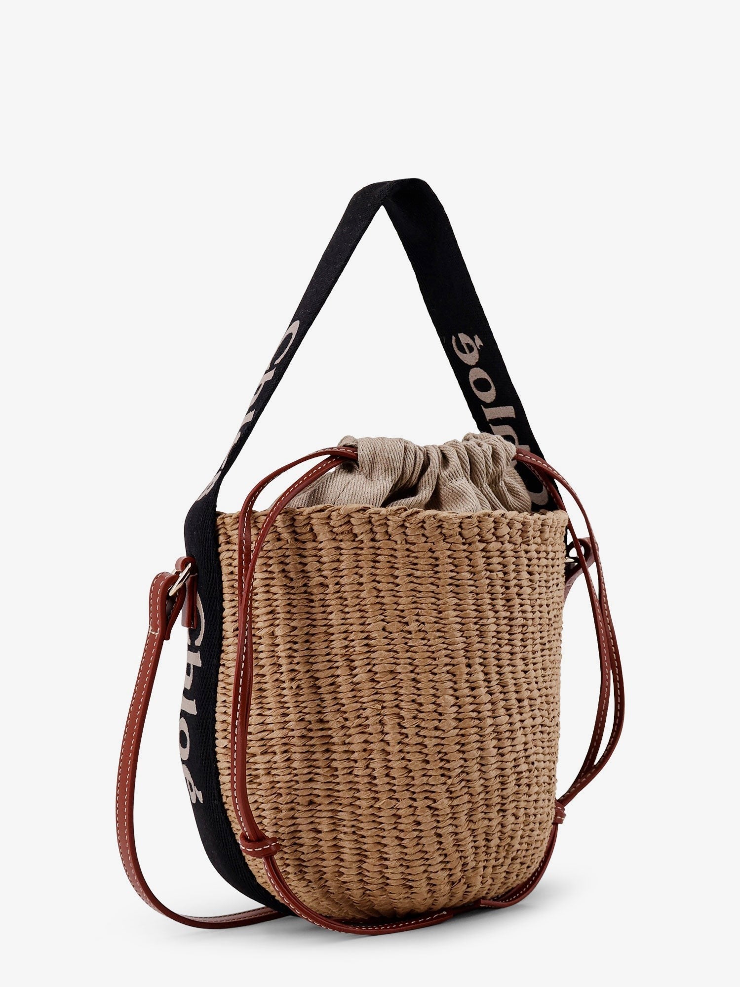 CHLOÉ - Woman - Black - Beige 1 - Bucket Bag