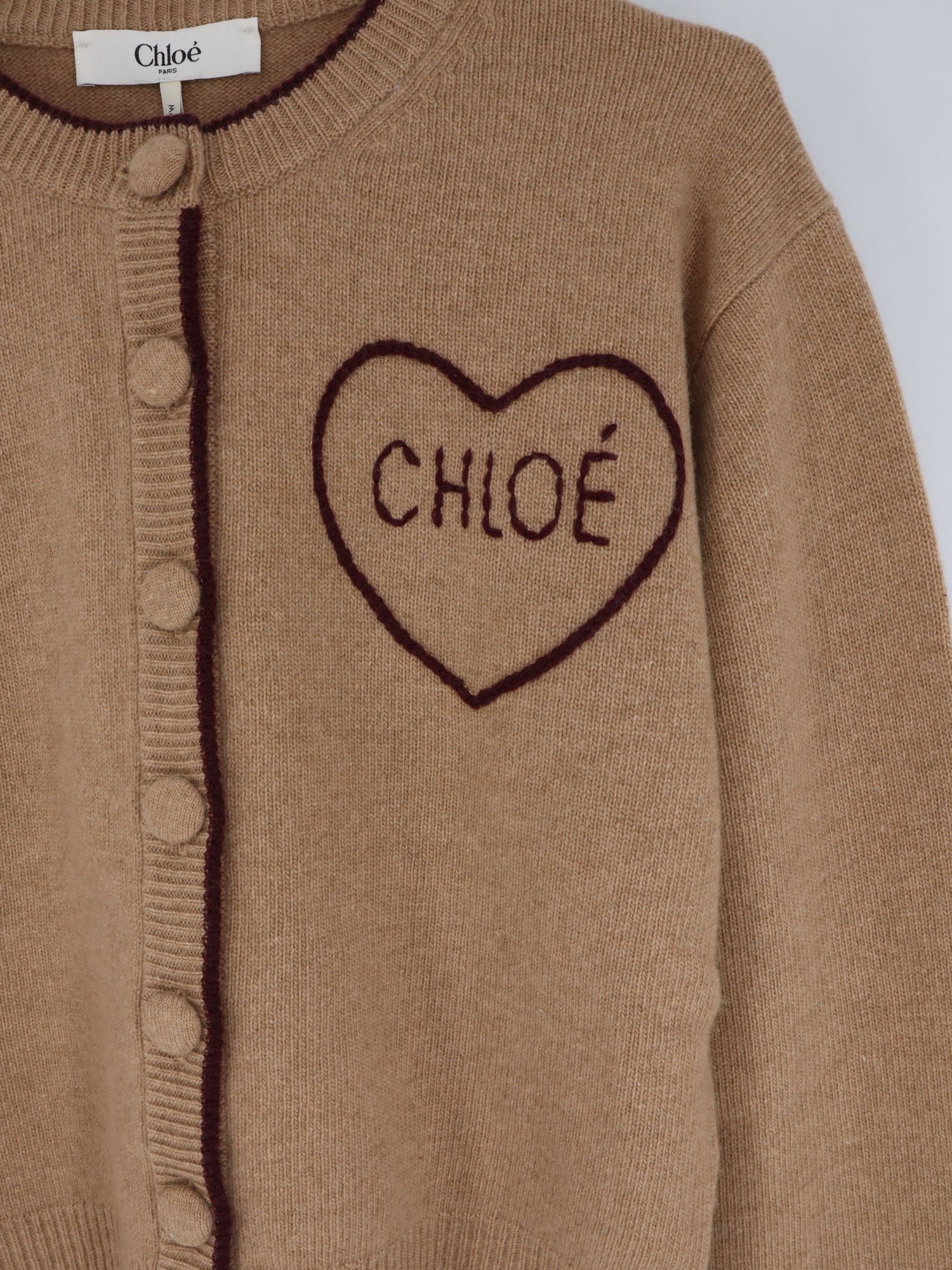 CHLOÉ - Woman - Beige - Knit Sweater
