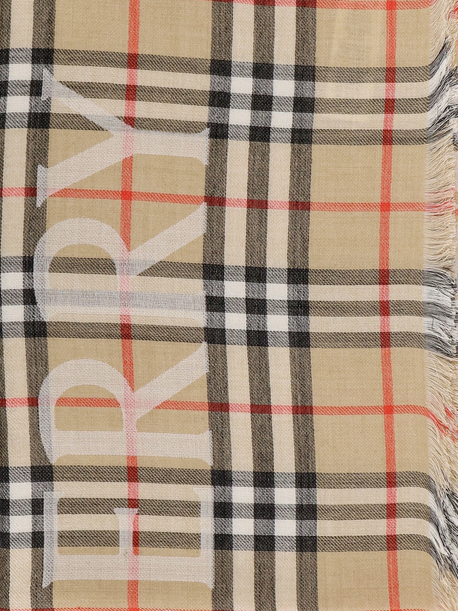 Burberry - Man - Beige - Scarf