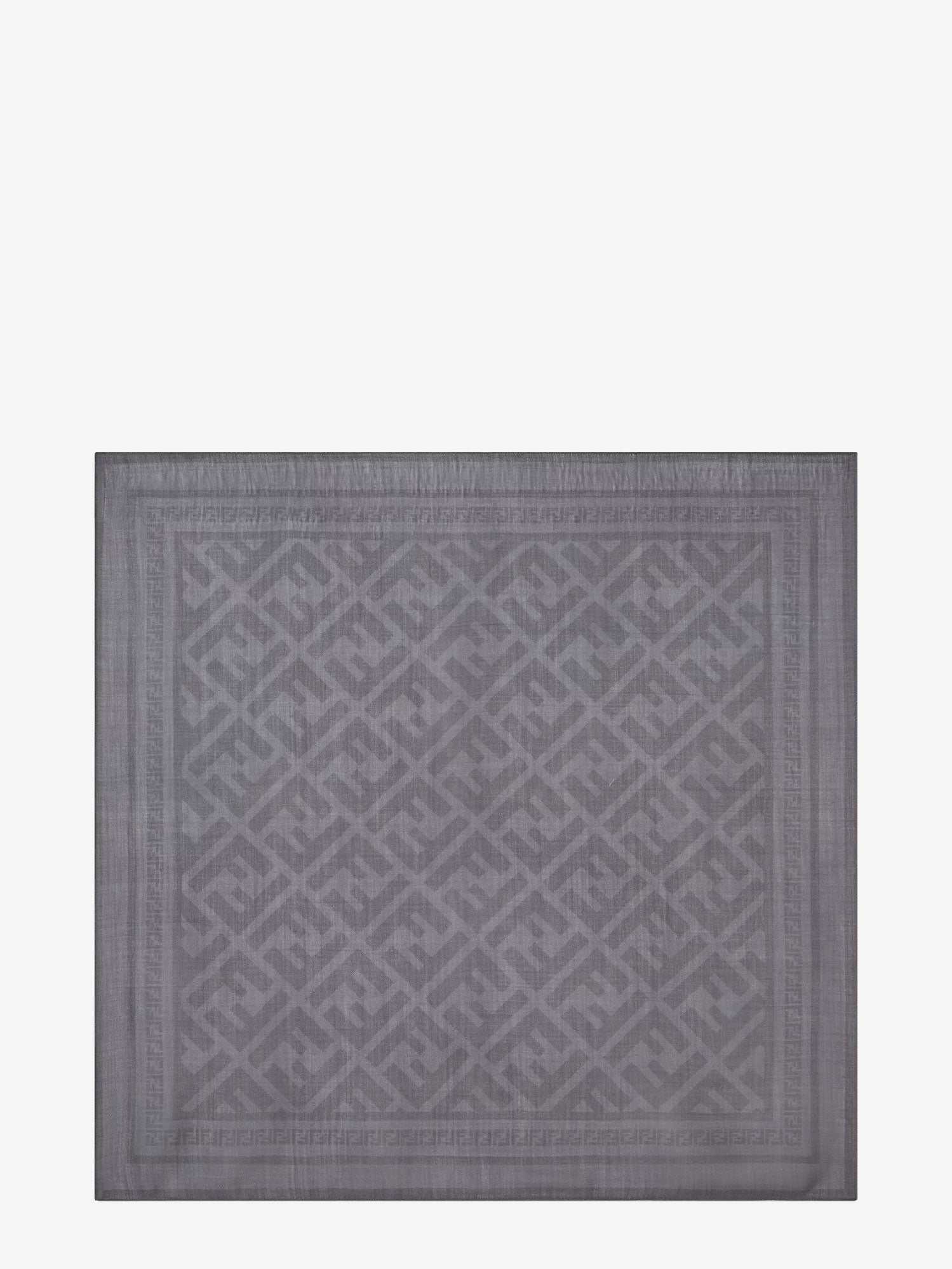 Fendi - Man - Grey - Scarf