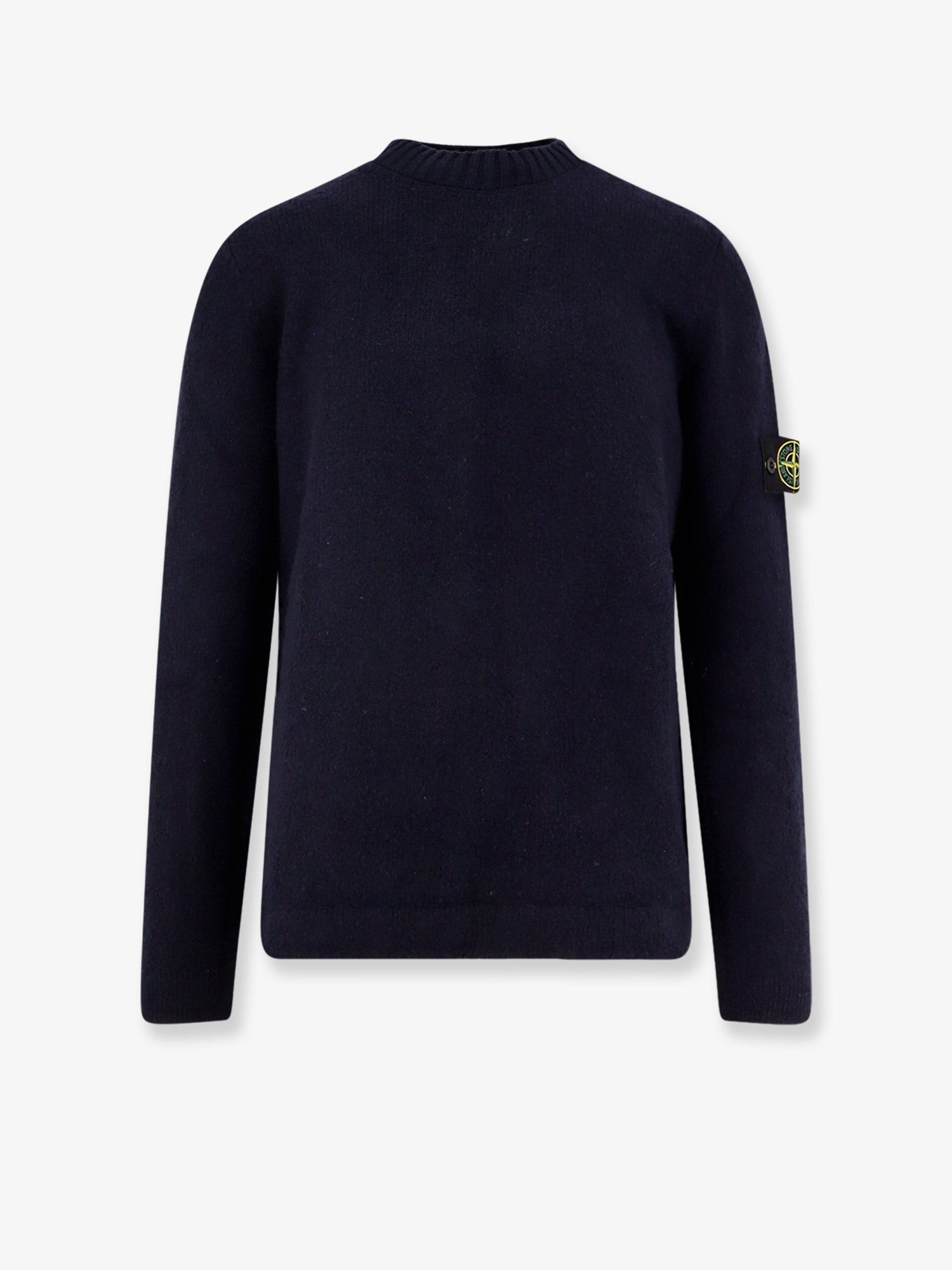 Stone Island - Man - Blue - Knit Sweater