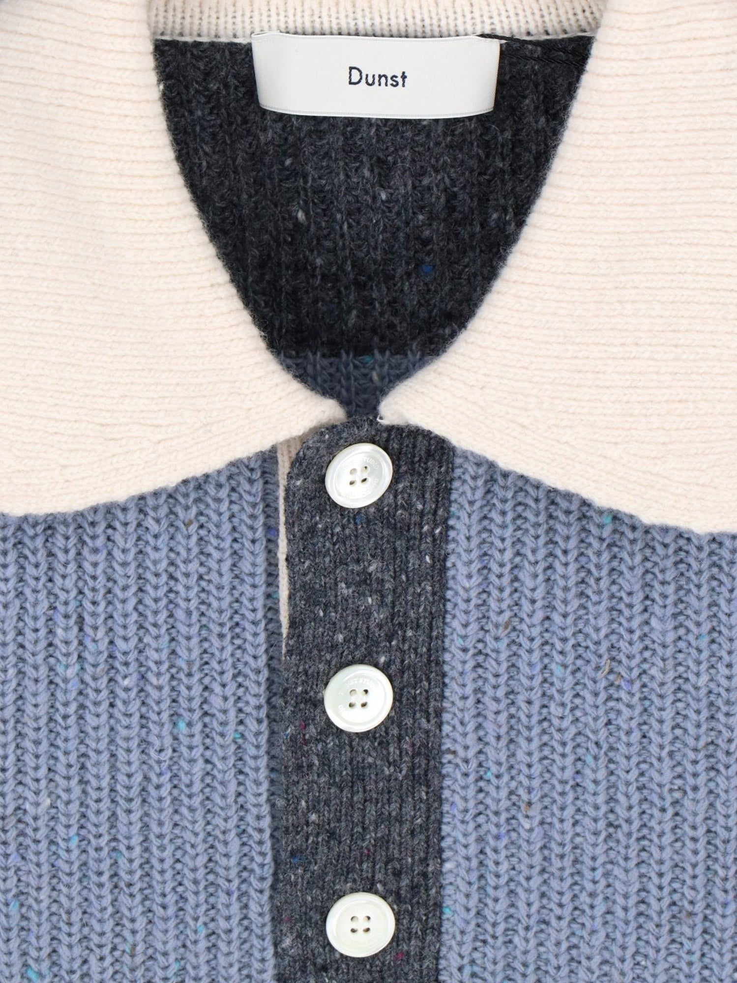 DUNST - Unisex - Blue/Grigio - Knit Sweater