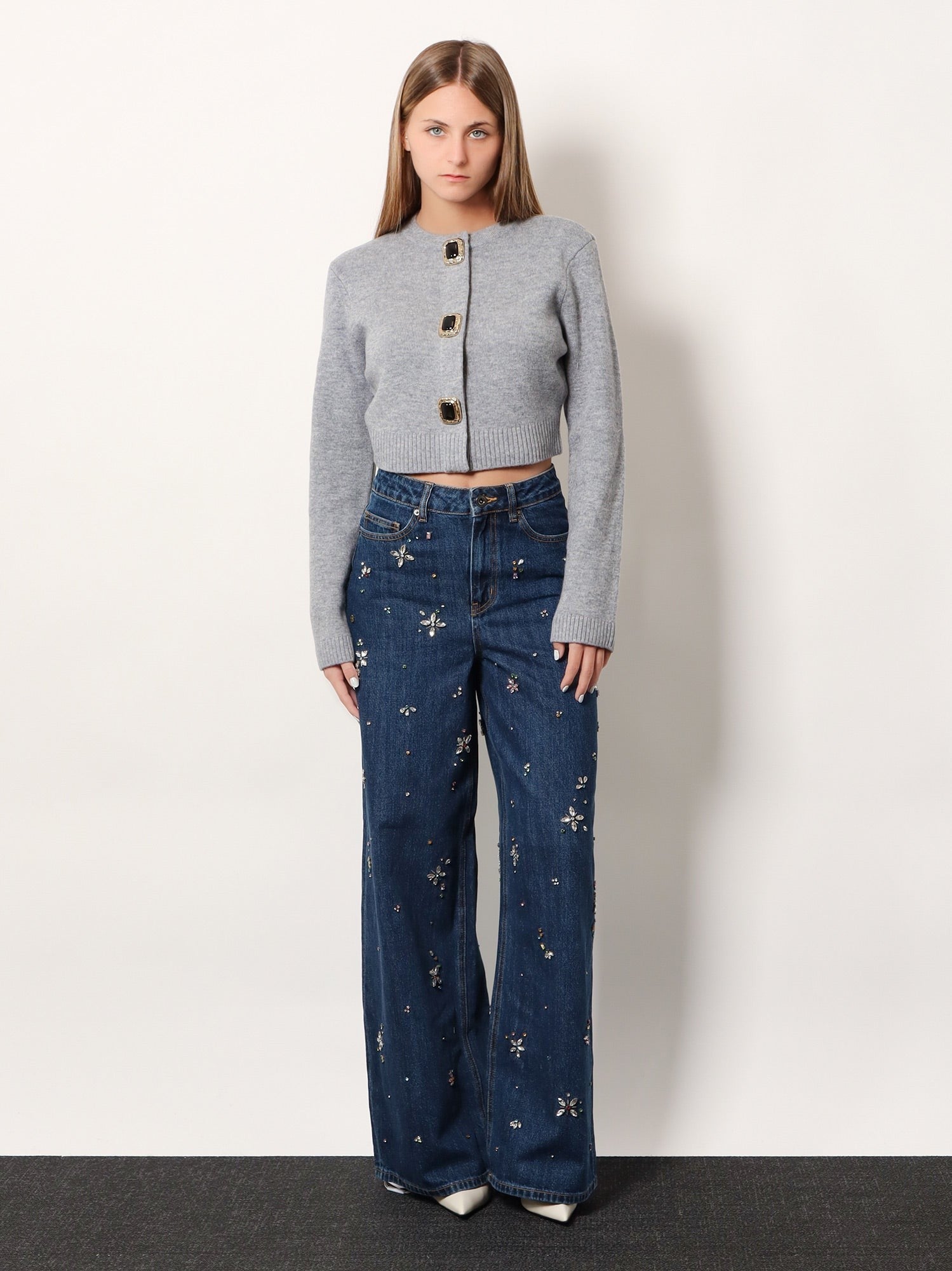 SELF PORTRAIT - Woman - Grey - Cardigan