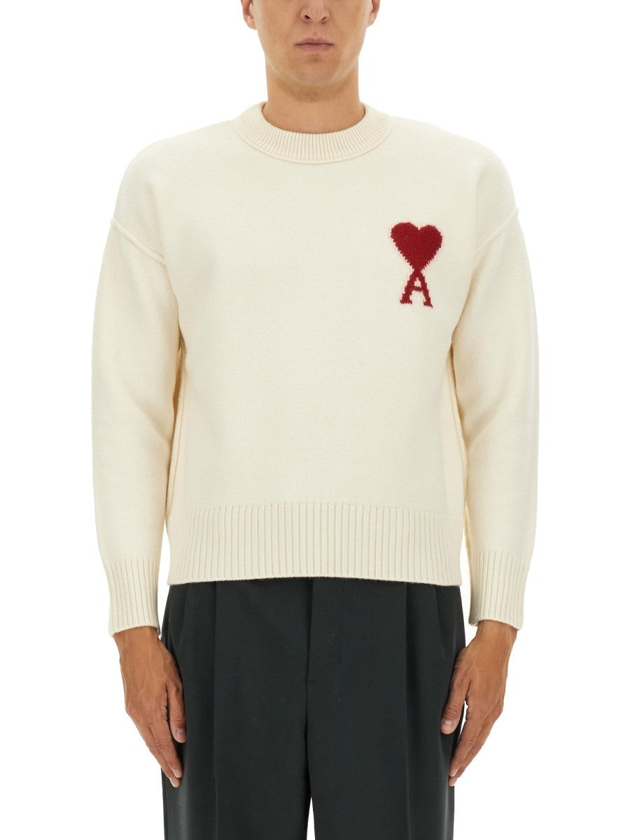 AMI PARIS - Man - Pink - Sweater