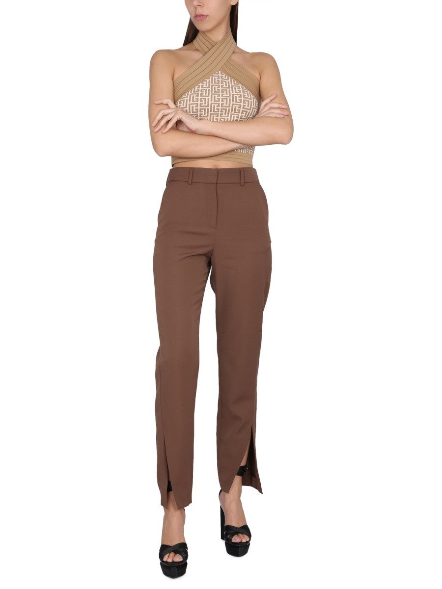 Balmain - Woman - Brown - Pants