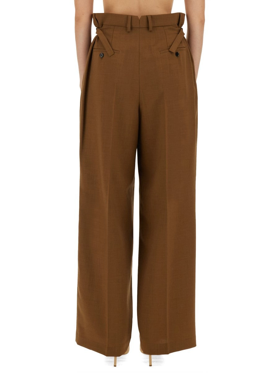 AMI PARIS - Woman - Brown - Pants