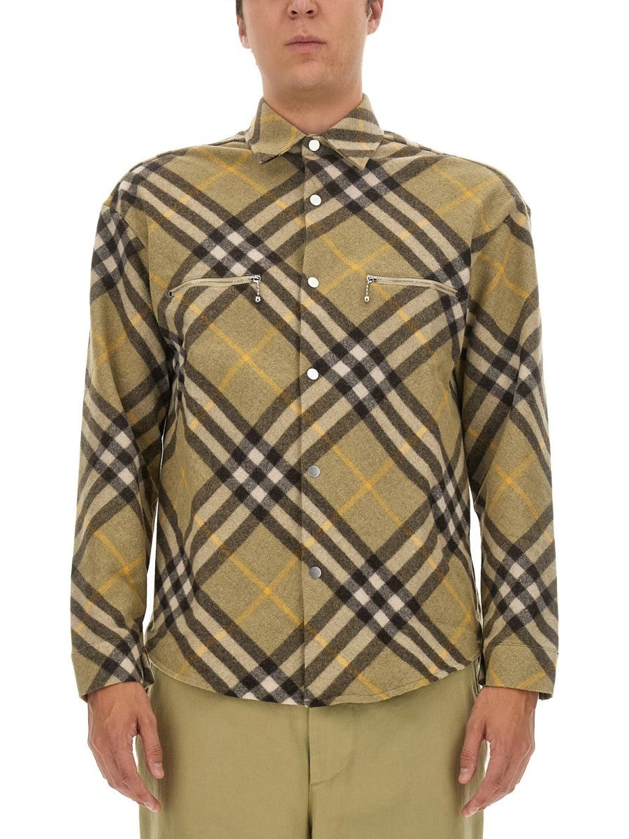 Burberry - Man - Beige - Shirt