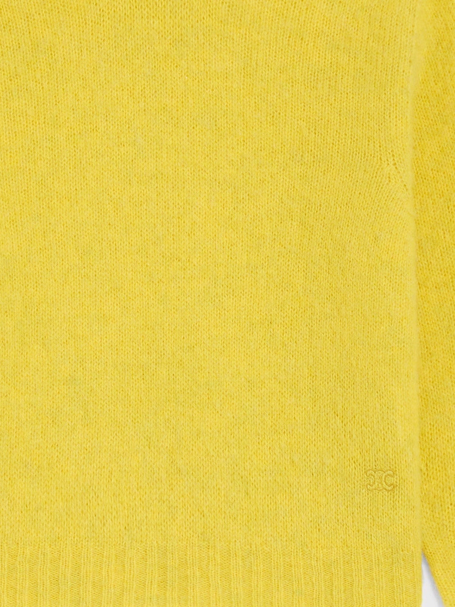 Celine - Woman - Yellow - Knit Sweater