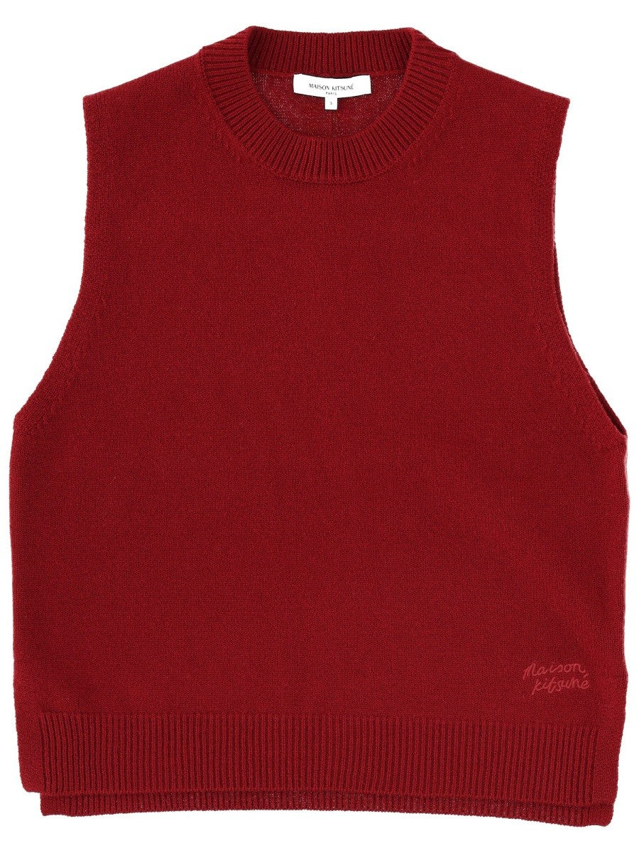 Maison Kitsune - Woman - Red - Vest