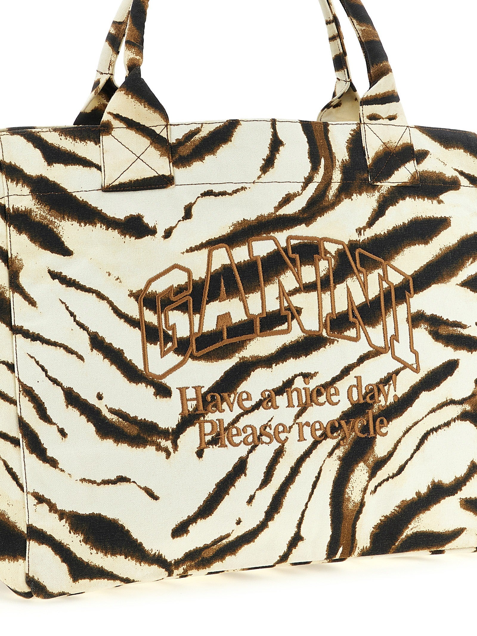GANNI - nan - Beige - Tote bag