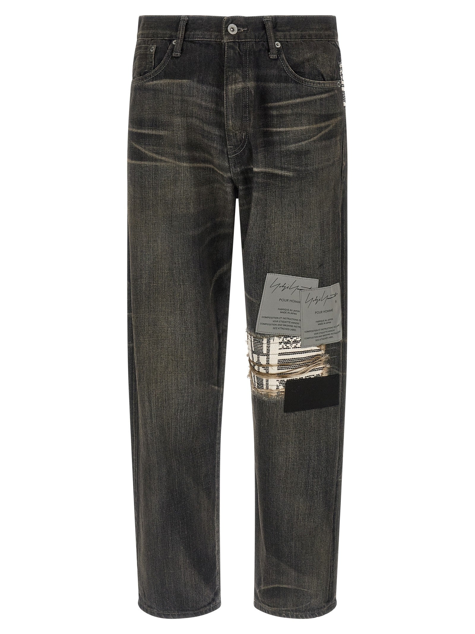 YOHJI YAMAMOTO - nan - Black - Jeans