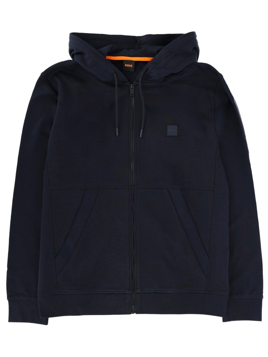 Boss - Man - Blue - Sweatshirt