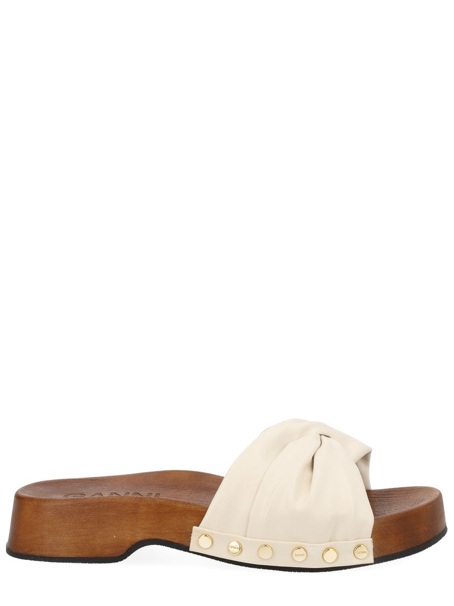 GANNI - Woman - Beige - Sandal